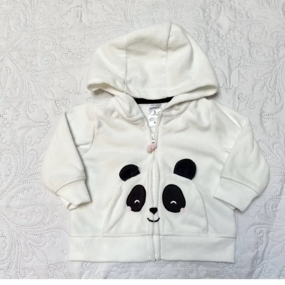 Carter's Koala Face Fleece Sweatshirt Size 3m